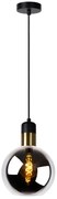 Lucide Julius hanglamp 20cm 1x E27 zwart