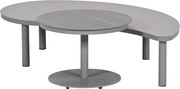 Garden Impressions Zante loungetafels set van 2 - taupe - cantostone Napoli sand