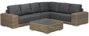 4 Seasons Outdoor Kingston hoek loungeset 5 delig pure