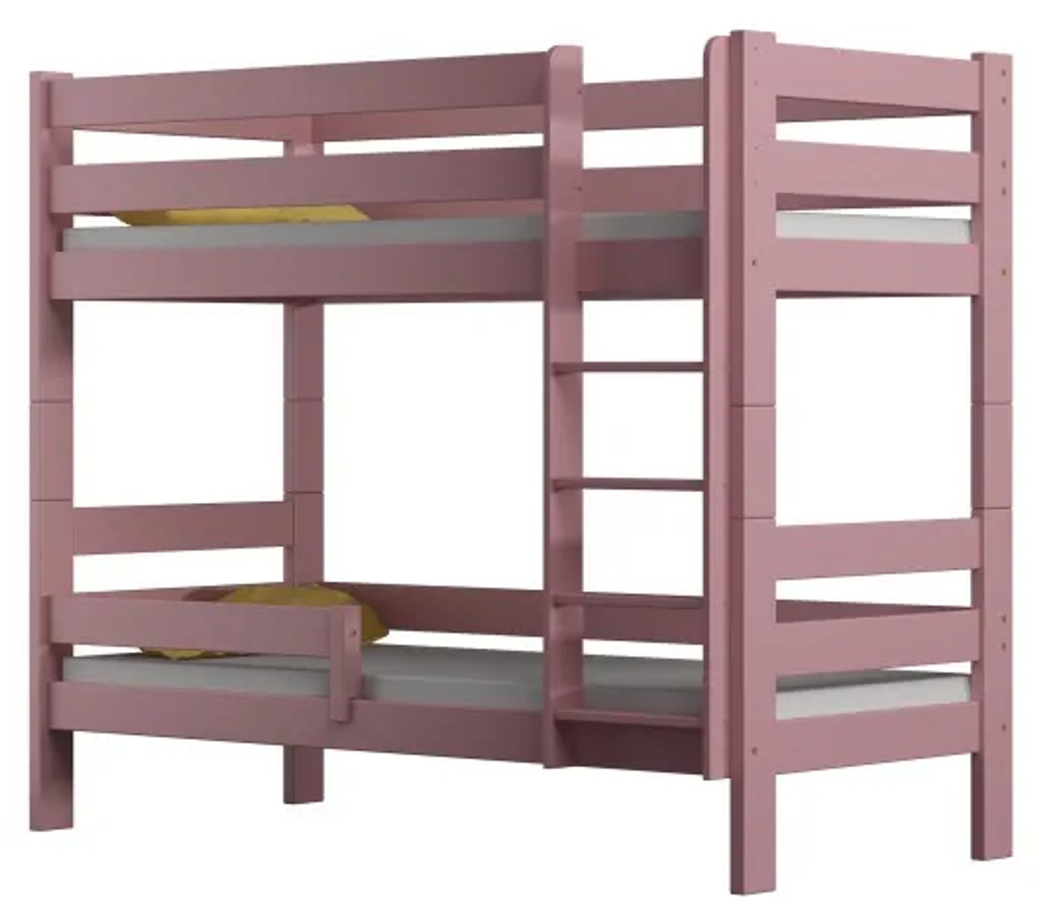 Kinderen Roze Stapelbed van massief hout Toby For Kids Kinderen