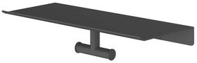 Hotbath &More dubbele handdoek haak voor planchet zwart PVD