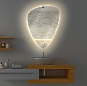 Gliss Design Frenzy spiegel met LED-verlichting en verwarming 100x75cm