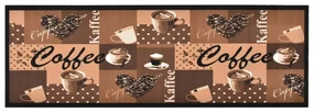 vidaXL Keukenmat wasbaar Coffee 60x180 cm bruin