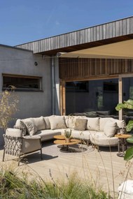 4 Seasons Outdoor Ezra hoek love island terre  LoungebankLoungeset    bruin weerbestendig