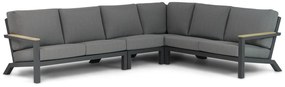 Hoek loungeset 5 personen Aluminium Grijs  4 Seasons Outdoor Capitol