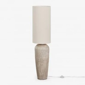 Staande Lamp Van Keramiek Arondir Gebroken Wit - Sklum