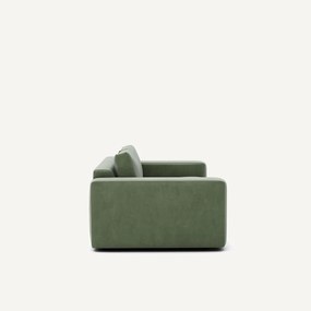 Compacte bank 3-zit in fluweel, Skander