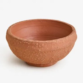 Decoratieve Terracotta Kom Agnon Ø20 Cm & Rood Sienna - Sklum