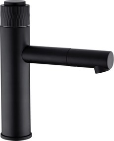 Mexen Diamond wastafelkraan, zwart - 71500-70