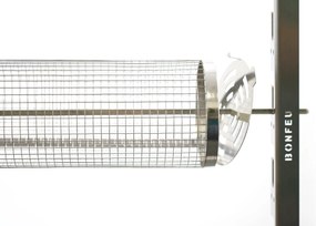 BonFeu Rotisserie Grill Basket - Grillmand voor Braadspit - 14,5x14,5x38 cm