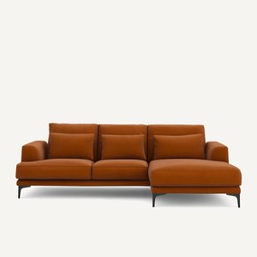 Linkse hoekbank in linnenfluweel, Marsile