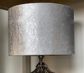 Lampenkap velvet – lampenkap Diamond – lampenvoet zilver
