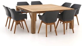 Hartman Sophie/ROUGH-X 170cm dining tuinset 9-delig
