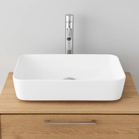 Sanigoods Aqualis keramische waskom 60x40cm wit glans