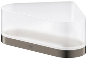 GROHE Selection Douchetray - 17x17x20x8.5cm - hoekmodel - wandmontage - hard graphite/mat glas 41038al0