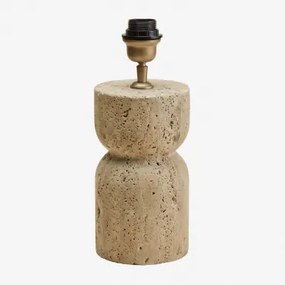 Diniz Tafellampvoet Travertine & ↑25 Cm - Sklum