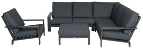 Garden Impressions Coba loungeset 5-delig donker grijs