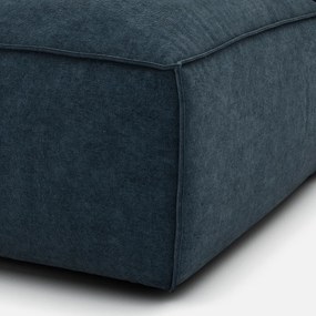 Loungebank links, textuurfluweel, Seven