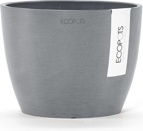 Ecopots bloempot Stockholm Mini 16  - Rond - Blue Grey - Diameter 16,2 x H12 cm