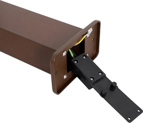 Smart staande buitenlamp roestbruin 30 cm IP44 incl. Wifi GU10 - Baleno