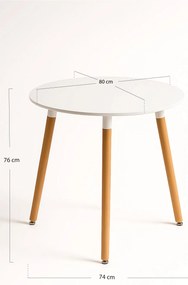 Tower Tafel Rond 80 cm