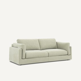 Slaapbank in stonewashed fluweel, CESAR