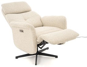 Beige Relaxfauteuil Elektrisch