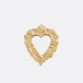 Wanddecoratie spiegel  ex-voto in messing, Strakaza