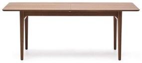 Kave Home Elan Walnoot Eettafel Uitschuifbaar Retro - 200 X 100cm.