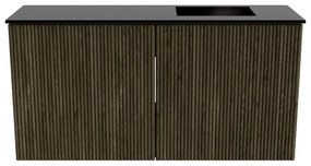 Mondiaz Joya 80cm toiletmeubel shadow met wastafel faye rechts zonder kraangat urban