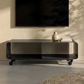 Kare Design Lounge M Verrijdbaar Tv-meubel Donkergrijs - 90x42x30cm.