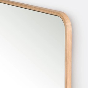 Rechthoekige spiegel in eikenfineer 50x150 cm, Iodus