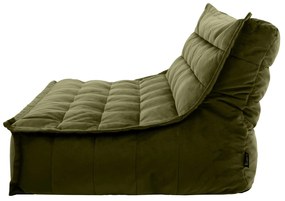 Cloudy Velvet Zitzak - Olive