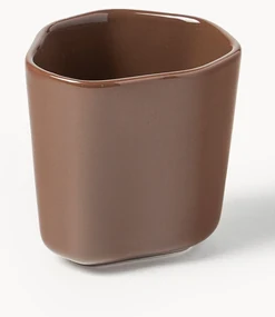 Porseleinen espressokopjes met organische vorm, 4 stuks