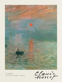 Kunstreproductie Sunrise - Claude Monet