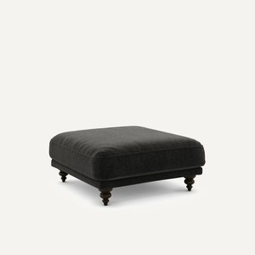 Voetenbank van fluweel chenille, Lazare