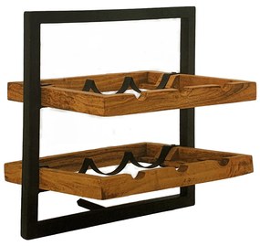 Industriele Wandplank Wine Shelfie F– 35 X 35 Cm