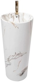 Vrijstaande wastafel Rea Blanka Marble