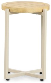 Stoel en Bank Loungeset 4 personen Aluminium/Wicker Taupe  Apple Bee Milou