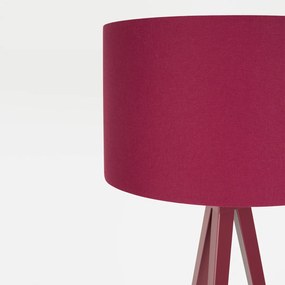 Zuiver Tripod Driepoot Vloerlamp Burgundy