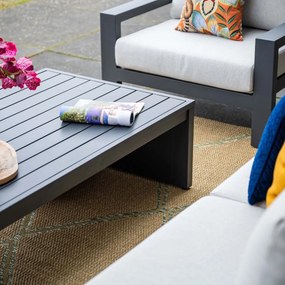 Garden Impressions Sorelli loungetafel 149x82xH41 cm - donker grijs