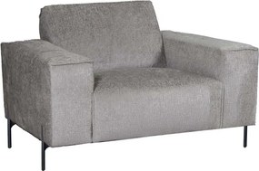 Fauteuil - Höft - stof Fusion grijs 149