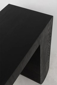 Kare Design Curve Black Sidetable Zwart Hout - 120 X 38cm.