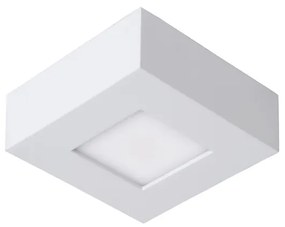 Lucide Brice vierkante plafondlamp 10.8cm 8W wit