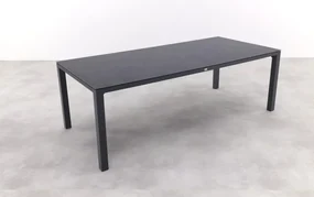 Hartman Monza alu/Chaneo verstelbare tuinset - 220x100 cm. - 7-delig