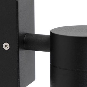 Smart buitenwandlamp zwart incl. WiFi GU10 IP44 - Solo