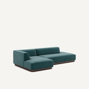 Linker hoekbank XL fluweel, Jacopo