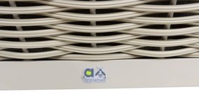 Stoel en Bank Loungeset 5 personen Aluminium/Wicker Taupe  Apple Bee Milou