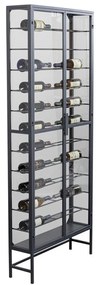 Kare Design Suri Porto Glazen Wijnkast Vitrine - 75x20x180cm.