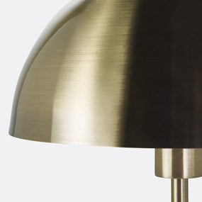 Paddestoel staanlamp, messing, Capi